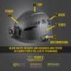 60517 Safety Helmet, Premium KARBN™ Pattern, Vented, Class C, Headlamp Image 1